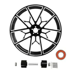 21インチ x 3.5インチ フロントホイールリム & デュアルディスクハブ ハーレーストリートグライド ABS 08-24 に適合 21\