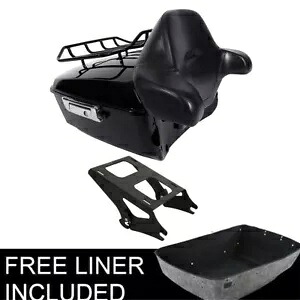 キングパック トランクパッドラック バックレスト ハーレーツアーパック ロードグライドキング 14-23用 King Pack Trunk Pad Rack Backrest Fit For Harley Tour Pak Road Glide King 14-23 【並行輸入品】