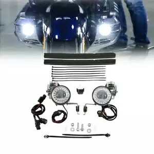LED フォグランプ + アタッチメントキットホンダゴールドウィング 1800 GL1800 GL 1800 18-24 に適合 LED Foglights + Attachment Kit Fit For Honda Goldwing 1800 GL1800 GL 1800 18-24 【並行輸入品】