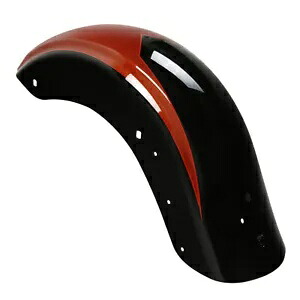 リアフェンダー ハーレーツーリング 2009-2023 サンバーストオレンジ/スターファイアブラックに適合 Rear Fender Fit For Harley Touring 2009-2023 Sunburst Orange / Starfire Black 【並行輸入品】