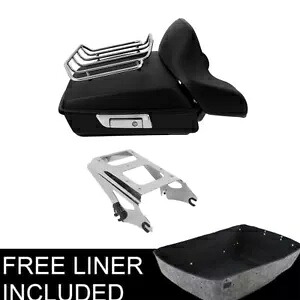 チョップドパック トランク バックレスト 2 アップ マウント ハーレー ツアーパック ツーリング 2009-2013 に適合 Chopped Pack Trunk Backrest 2-Up Mount Fit For Harley Tour Pak Touring 2009-2013 【並行輸入品】｜カスタムパーツ WORLD倉庫