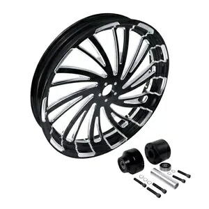 18x3.5 インチフロントホイールリムハブシングルディスクハーレーツーリング非 ABS 2008-Up 18x3.5\'\' Front Wheel Rim Hub Single Disc Fit For Harley Touring non ABS 2008-Up 【並行輸入品】|カスタムパーツ WORLD倉庫
