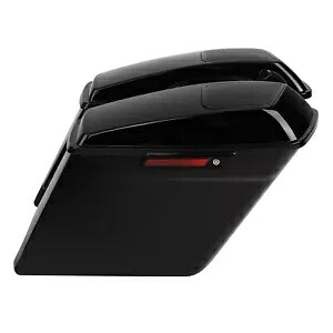 5インチ ストレッチサドルバッグ、6インチ x 9インチのスピーカーカットアウト付き、ハーレーツーリング2014年以降に適合 5" Stretched Saddlebags W/ 6" x 9"Speaker Cutout Fit For Harley Touring 2014-up 【並行輸入品】｜カスタムパーツ WORLD倉庫