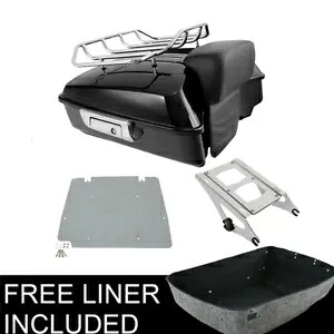 塗装済みチョップトランクマウントラック ハーレーツアーパックパックツーリング 2014-2023 に適合 Painted Chopped Trunk Mount Rack Fit For Harley Tour Pak Pack Touring 2014-2023 【並行輸入品】｜カスタムパーツ WORLD倉庫