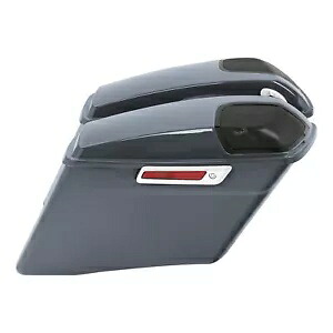 ハードサドルバッグ ハーレーツーリング 2014-22 CVO ロードグライド 2018 ガンシップグレーに適合 Hard Saddlebags Fit For Harley Touring 2014-22 CVO Road Glide 2018 Gunship Gray 【並行輸入品】|カスタムパーツ WORLD倉庫