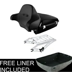 チョップドパック トランクパッド 2 アップマウントラック ハーレーツアーパックツーリング 14-2023 に適合 Chopped Pack Trunk Pad 2 Up Mount Rack Fit For Harley Tour Pak Touring 14-2023 【並行輸入品】
