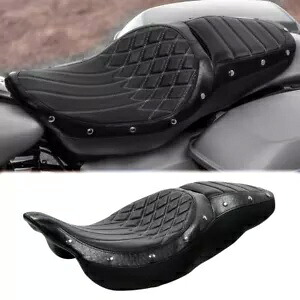 運転席助手席ハーレーダビッドソン ツーリング エレクトラ ロード グライド 2009 年以降に適合 Driver Passenger Seat Fit For Harley Davidson Touring Electra Road Glide 2009-Up 【並行輸入品】