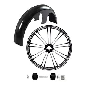 26 ''X3.5'' ホイールリムデュアルディスクハブ & フェンダーハーレーロードグライドキング 08-13 に適合 26''X3.5'' Wheel Rim Dual Disc Hub & Fender Fit For Harley Road Glide King 08-13 【並行輸入品】｜カスタムパーツ WORLD倉庫
