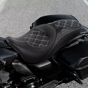 運転席助手席ピリオンシートハーレーストリートグライドウルトラリミテッド09以降に適合 Driver Passenger Pillion Seat Fit For Harley Street Glide Ultra Limited 09-up 【並行輸入品】｜カスタムパーツ WORLD倉庫