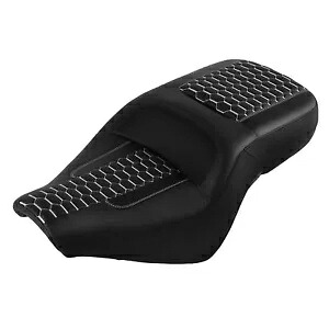 ブラック + ホワイト 運転席 & 助手席 BMW R18 B R18 トランスコンチネンタル 20-24 に適合 Black+White Driver & Passenger Seat Fit For BMW R18 B R18 Transcontinental 20-24 【並行輸入品】
