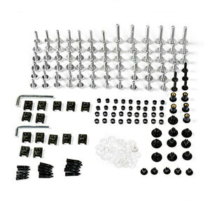 ユニバーサルシルバー完全なボルトセットバイク CNC アルミフェアリングネジハードウェア Universal Silver Complete Bolt Set Motorbike CNC Aluminum Fairing Screw Hardware 【並行輸入品】