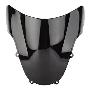 Moto フロントガラス ウインドスクリーン スズキ GSXR600/750 2000-2003 ブラック Moto Windshield Wind Screen for Suzuki GSXR600/750 2000-2003 Black 【並行輸入品】