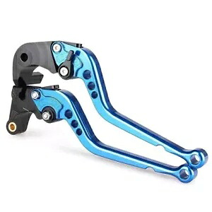 2 個のハンドルバー ブレーキ クラッチ レバー フィット スピード トリプル 2004-2007 オートバイ ブルー 2pcs Handlebar Brake Clutch Levers Fit SPEED TRIPLE 2004-2007 Motorcycle Blue 【並行輸入品】