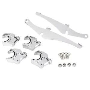 1 ペアフロントガラススクリーンブラケットマウントキットスポーツスター XL 883 1200 1986 -2011 1 Pair Windshield Screens Bracket Mount Kit For Sportster XL 883 1200 1986 -2011 【並行輸入品】