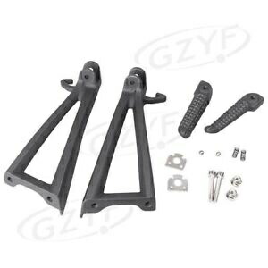 後部助手席フットペグレストブラケットキット ブラック ヤマハ YZF R6 2006 - 2011用 Rear Passenger Foot Peg Rest Bracket Kit Black for Yamaha YZF R6 2006 - 2011 【並行輸入品】