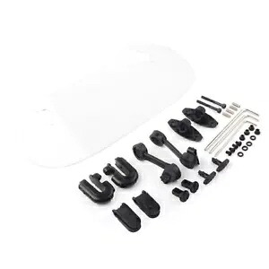 クリアモーター調整可能なクリップオンフロントガラスエクステンションスポイラーフロントガラスディフレクター Clear Motor Adjustable Clip-On Windshield Extension Spoiler Windscreen Deflector 【並行輸入品】