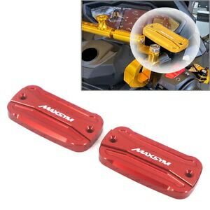 モーターフロント液体リザーバーカバー SYM MAXSYM TL 500 TL500 2020 レッドに適合 Motor Front Fluid Reservoir Cover Fits For SYM MAXSYM TL 500 TL500 2020 RED 【並行輸入品】