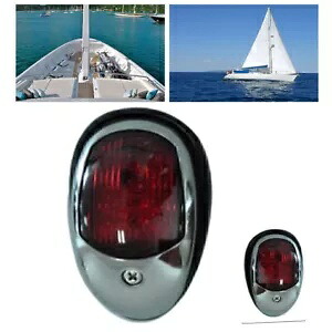 ボートナビゲーション NAV ライトマリンヨット用赤防水信号 LED 電球ランプ For Boat Navigation NAV Light Marine Yacht Red Waterproof Signal LED Bulb Lamp 【並行輸入品】