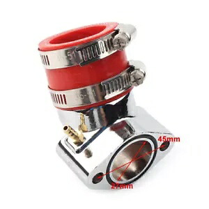 インテークマニホールド アルミフィット GY6 150cc 中国スクーター ゴーカート パフォーマンス レッド Intake Manifold Aluminum fit GY6 150cc Chinese Scooter GoKart Performance Red 【並行輸入品】