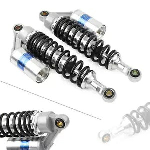 ユニバーサル 2X 320 ミリメートル 12.5 ''スライバーオートバイリアショックアブソーバーダンパー Universal 2X 320mm 12.5'' Sliver For Motorcycle Rear Shock Absorbers Damper 【並行輸入品】