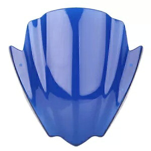Moto フロントガラス 7/8 インチまたは 1 インチのハンドルバー付きオートバイ用ウインドスクリーン ブルー Moto Windshield Wind Screen For Motorcycle with 7/8\