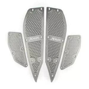 フットボード ステップ フットレスト フットプレート フィット ヤマハ XMAX300 2017-2018 グレー Footboard Step Footrest Foot Plate Fit YAMAHA XMAX300 2017-2018 Grey 【並行輸入品】