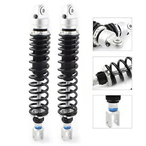 1 ペア 400 ミリメートルオートバイ ATV エアショックアブソーバーダンパーホンダヤマハスズキ用 1 Pair 400mm Motorcycle ATV Air Shock Absorber Damper For Honda Yamaha Suzuki 【並行輸入品】
