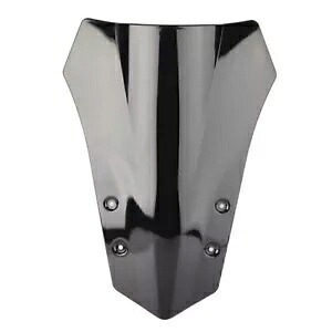 Moto フロントガラス ウインドスクリーン ヤマハ MT-09 トレーサー/FJ-09 2015-2017 ブラック Moto Windshield Wind Screen for YAMAHA MT-09 Tracer/FJ-09 2015-2017 Black 【並行輸入品】