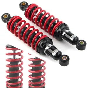 2個 260mm レッド オートバイ ATV スクーター リアショックアブソーバー サスペンション 440ポンド 2 Pcs 260mm Red Motorcycle ATV Scooter Rear Shock Absorber Suspension 440lbs 【並行輸入品】