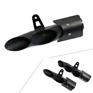 デュアルアウトレット 38-51 ミリメートル 3 アウトレット排気マフラーテールパイプスリップヤマハ R6 Dual Outlet 38-51mm Three Outlet Exhaust Muffler Tail Pipe Slip For Yamaha R6 【並行輸入品】
