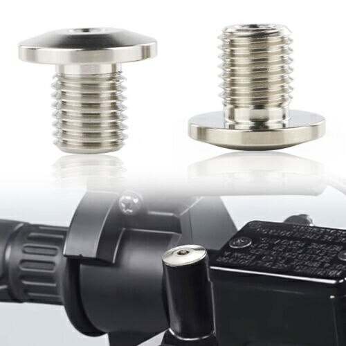 M10 * 1.25 ミラーブロックオフプラグボルト MV アグスタ Stradale 800 2015-2018 に適合 M10*1.25 Mirror Block Off Plugs Bolts Fit For MV Agusta Stradale 800 2015-2018 【並行輸入品】