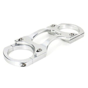 ハーレースポーツスターアイアン 883 2009-2021 フロントフォークブレーススタビライザーシルバーに適合 Fit For Harley Sportster Iron 883 2009-2021 Front Fork Brace Stabilizer Silver 【並行輸入品】