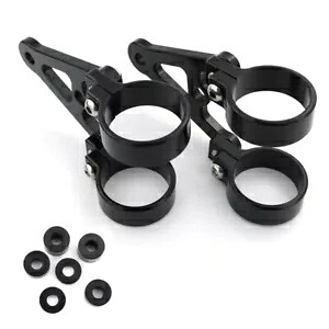 アルミオートバイ 41 ミリメートルフロントフォークブラケットヘッドライトマウントホルダークランプに適合 Fit For Aluminum Motorcycle 41mm Front Fork Bracket Headlight Mount Holder Clamp 【並行輸入品】