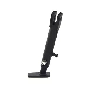 ホンダ CBR600RR 2007-2024 調整可能なスチールキックスタンドサイドスタンドフットブラックに適合 Fit For Honda CBR600RR 2007-2024 Adjustable Steel Kickstand Sidestand Foot Black 【並行輸入品】