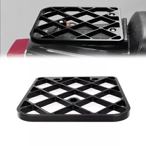 リア荷物ラックキャリアマウントブラックアルミニウムヤマハ TW200 1987-2024 に適合 Rear Luggage Rack Carrier Mount Black Aluminum Fit For Yamaha TW200 1987-2024 【並行輸入品】