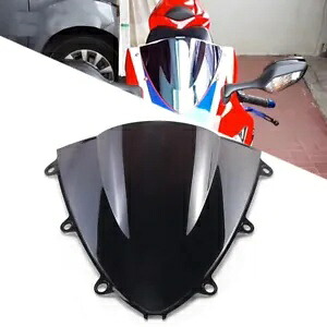 オートバイフロントガラスホンダ CBR1000RR 2008 2009 2010 2011 フロントガラス - ブラック Motorcycle Windscreen for Honda CBR1000RR 2008 2009 2010 2011 Windshield - Black 【並行輸入品】