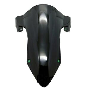 バイク フロントガラス BMW S1000RR 2019 2021 19 21 プラスチック フロントガラス - ブラック Motorbike Windscreen for BMW S1000RR 2019 2021 19 21 Plastic Windshield - Black 【並行輸入品】