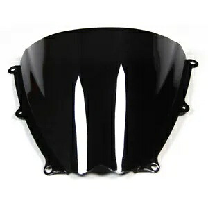 スポーツバイク フロントガラス スクリーン スズキ GSXR1000 2007 2008 07 ウィンドスクリーン - ブラック Sportbike Windshield Screen for Suzuki GSXR1000 2007 2008 07 Windscreen - Black 【並行輸入品】