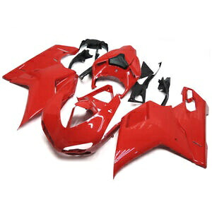 グロスレッド射出フェアリングキット Ducati 2007 - 2012 1098/848/1198 ボディワーク用 Gloss Red Injection Fairing Kit For Ducati 2007 - 2012 1098/848/1198 Bodywork 【並行輸入品】