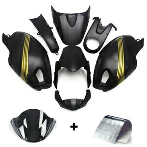 ブラックゴールドフェアリングキット Ducati 696 2009 2010 2011 696s インジェクションボディワーク用 Black Gold Fairing Kit for Ducati 696 2009 2010 2011 696s Injection Bodywork 【並行輸入品】