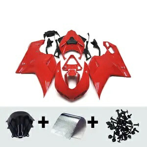 インジェクションフェアリングキット Ducati 1098/848/1198 2007 - 2012 ボディワーク キャンディレッド用 Injection Fairing Kit for Ducati 1098/848/1198 2007 - 2012 Bodywork Candy Red 【並行輸入品】