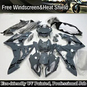 BMW S1000RR 2015 2016 グレー ABS オートバイボディワーク射出フェアリングキットに適合 Fit for BMW S1000RR 2015 2016 Grey ABS Motorcycle Bodywork Injection Fairing Kit 【並行輸入品】｜カスタムパーツ WORLD倉庫