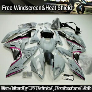 Shark フェアリングキット BMW S1000RR 2015 2016 マットナルドグレー & ブラック ABS ボディワーク用 Shark Fairing Kit for BMW S1000RR 2015 2016 Matte Nardo Gray &Black ABS Bodywork 【並行輸入品】