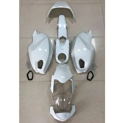 未塗装フェアリングキット Ducati Monster 696 796 1100 S EVO 射出ボディワーク用 Unpainted Fairing Kit For Ducati Monster 696 796 1100 S EVO Injection Body Work 【並行輸入品】