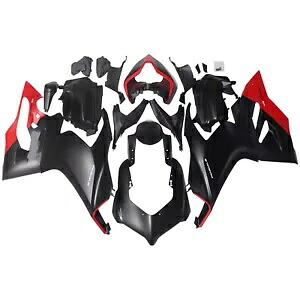 FL インジェクションブラックフェアリング ドゥカティ 2020 2021 2022 パニガーレ V2 キット a001 に適合 FL Injection Black Fairing Fit for Ducati 2020 2021 2022 Panigale V2 Kit a001 【並行輸入品】｜カスタムパーツ WORLD倉庫