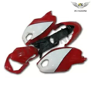 FL インジェクションホワイトレッド ABS フェアリング Ducati Monster 696 796 1100 a009 に適合 FL Injection White Red ABS Fairing Fit for Ducati Monster 696 796 1100 a009 【並行輸入品】
