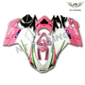 FL インジェクション ホワイト ピンク フェアリング ドゥカティ 2007-2011 848/1098/1198 a011 に適合 FL Injection White Pink Fairing Fit for Ducati 2007-2011 848/1098/1198 a011 【並行輸入品】