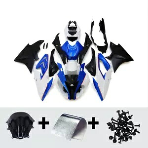 ブルーホワイトブラック ABS フェアリングキット BMW S1000RR 2017 2018 インジェクションボディワーク用 Blue White Black ABS Fairings Kit for BMW S1000RR 2017 2018 Injection Bodywork 【並行輸入品】