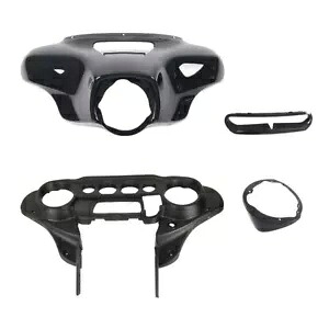 ハーレー ロードキング エレクトラ ストリート グライド 2014 アップ用インナーアウターバットウィングフェアリング Inner Outer Batwing Fairings For Harley Road King Electra Street Glide 2014 Up 【並行輸入品】