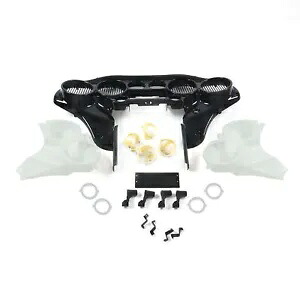 ダブル DIN インナーバットウィングフェアリングキット Harley Electra Road Glide 2015 -2022 用 Double DIN Inner Batwing Fairing Kit for Harley Electra Road Glide 2015 -2022 【並行輸入品】